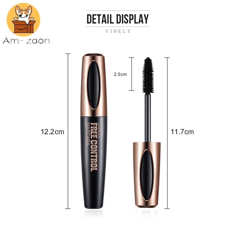 Mascara Màu Đen Lâu Trôi Chống Thấm Nước Chuốt Dài Và Cong Mi