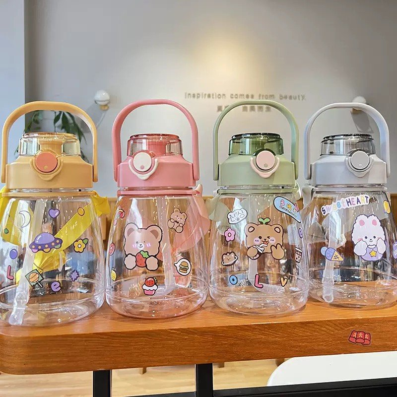 BÌNH NƯỚC STICKER 1.3L SIÊU CUTE