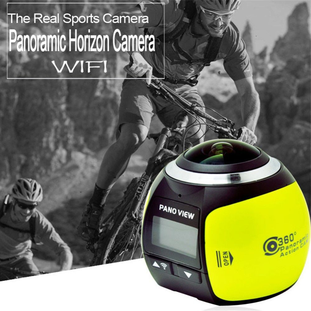 Camera Thể Thao Toàn Cảnh  360° V1 4K Ultra HD Wifi -  Chống Nước 30M | BigBuy360 - bigbuy360.vn