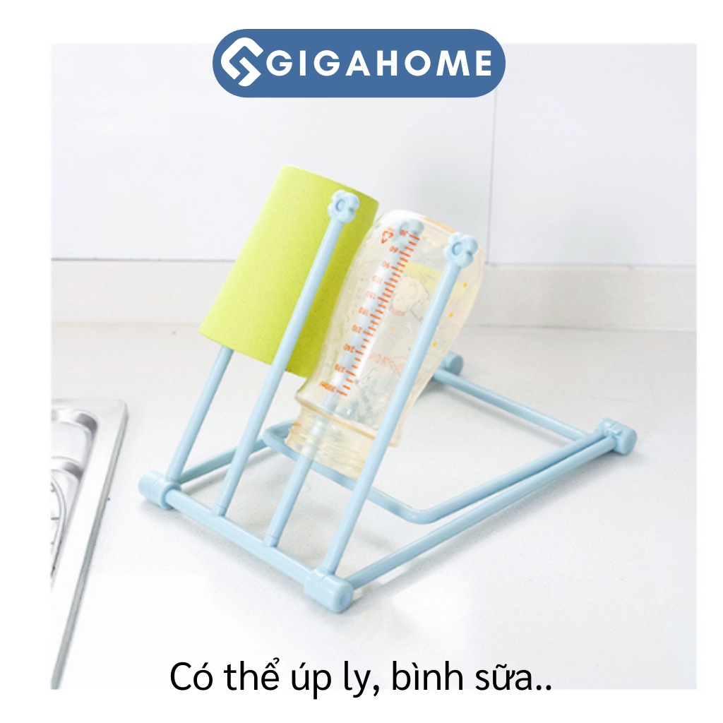 Giá Treo Khăn Nhà Bếp, Treo Ly, Bình Sữa 4 Thanh Tiện Lợi GIGAHOME Hình Chữ Z 9555