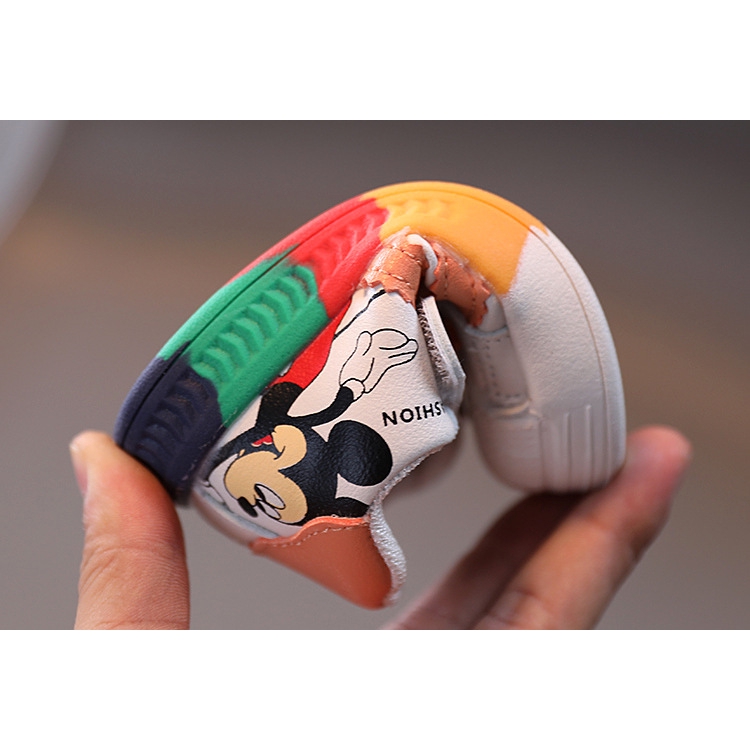 Giày Thể Thao Mickey Cầu Vồng Cho Bé Trai/Gái