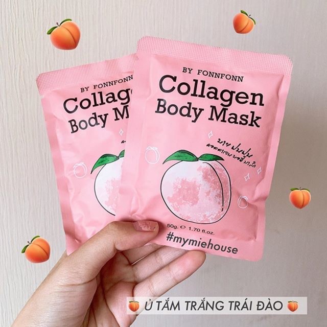 Gói Ủ Trắng Collagen Body Mask (ủ trái đào)