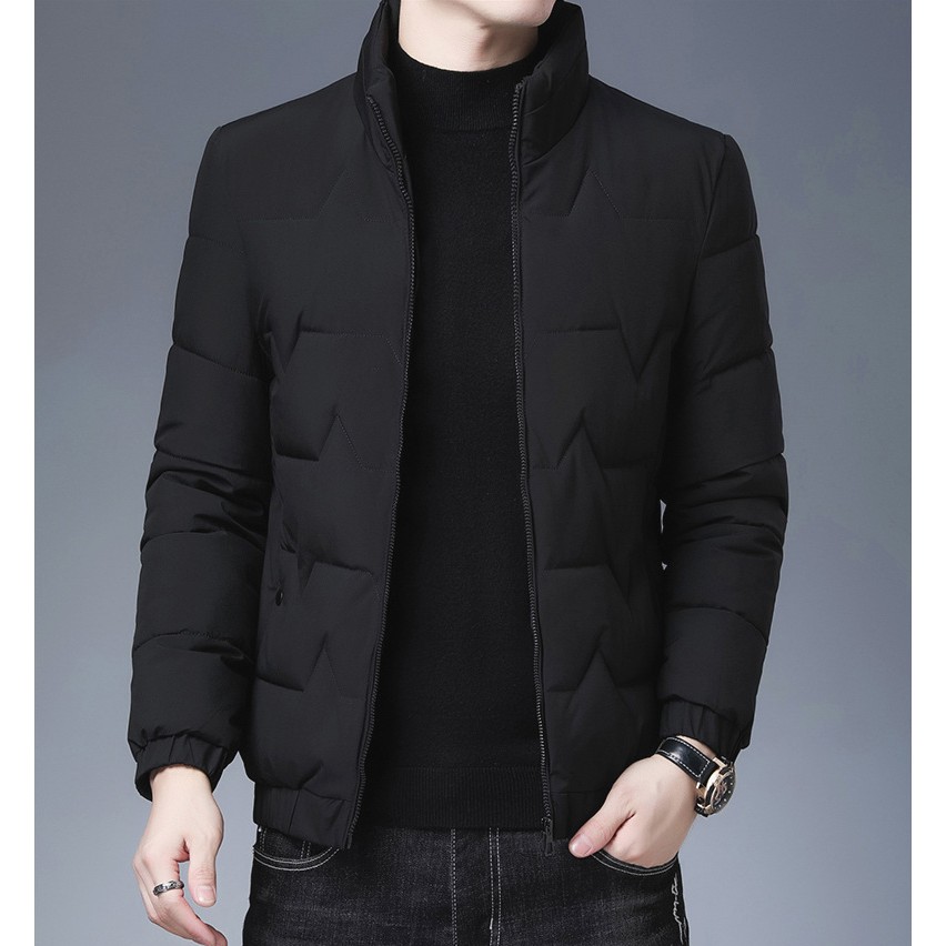 Áo Phao Chần Bông Cao Cấp Special Jacket QA86 Màu Ghi Xám - Freeship