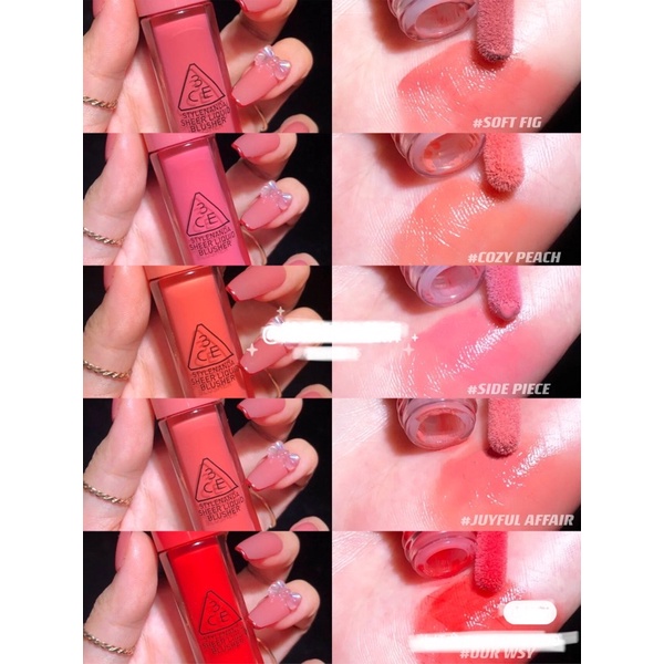 Má hồng dạng kem 3CE Sheer Liquid Blusher