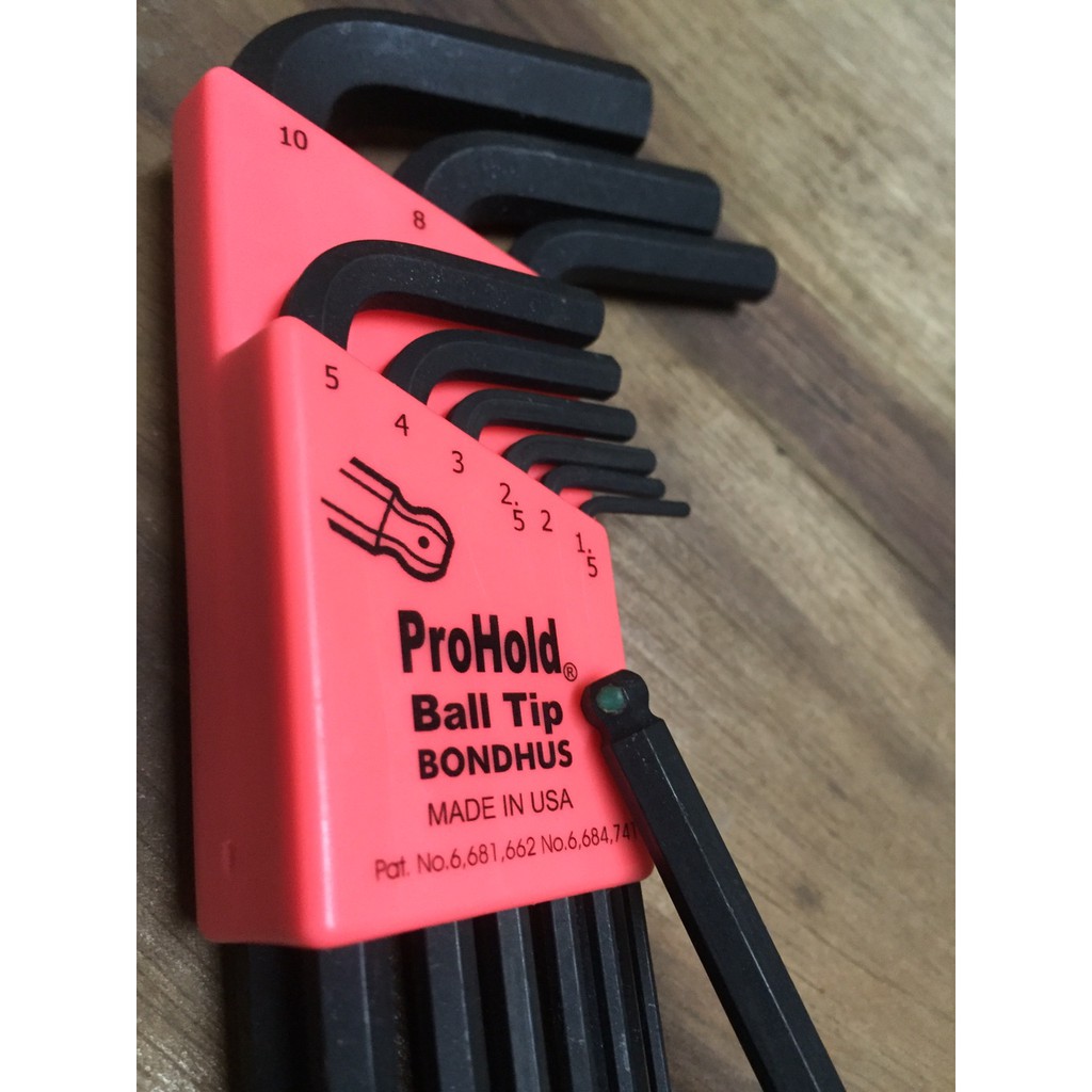 BONDHUS-bộ lục giác ProHold không rớt ốc hệ Mét sản xuất tại Mỹ