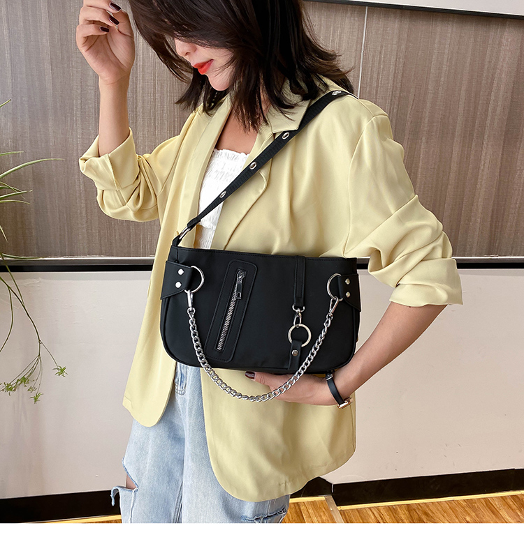 IELGY Túi xách phối chuỗi xích phong cách Hàn Quốc sành điệu