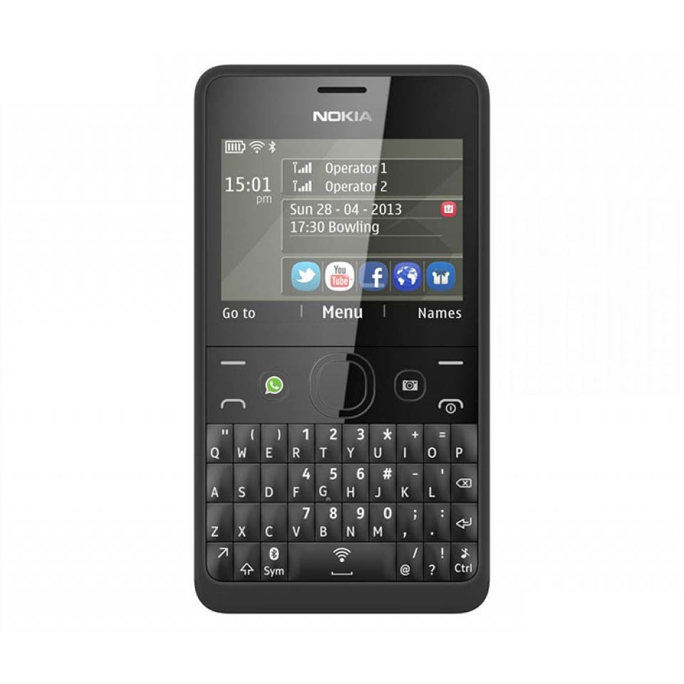 ĐIỆN THOẠI NOKIA ASHA 210 2 SIM 2 SÓNG CHÍNH HÃNG