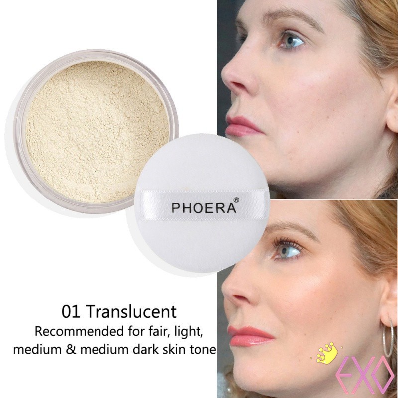 [Hàng mới về] Phấn phủ kiềm dầu làm sáng da và che phủ mụn Phoera | BigBuy360 - bigbuy360.vn