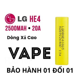 Pin 18650 2500maH LGHE4 Chính Hãng
