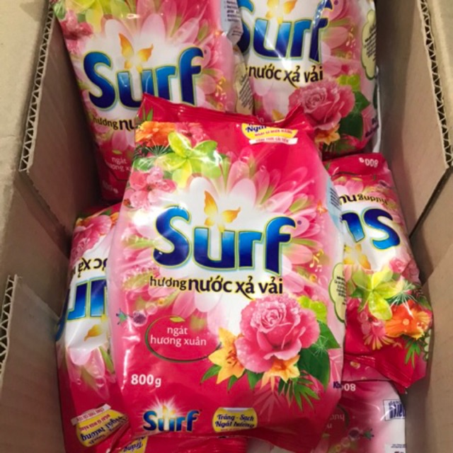 Túi Bột Giặt Surf Ngát Hương Xuân 800g