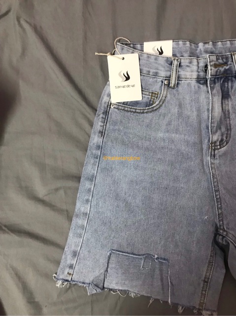 Short jean denim lửng Ullzang ( Ảnh thật ở cuối) | BigBuy360 - bigbuy360.vn