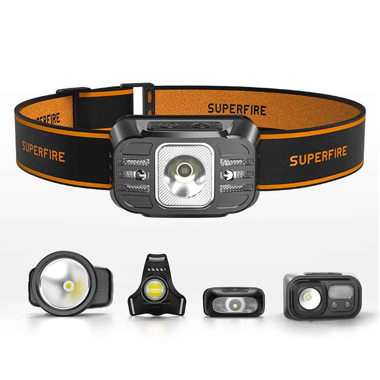Đèn Pin Đội Đầu SUPERFIRE HL75-X siêu sáng có thể sạc lại