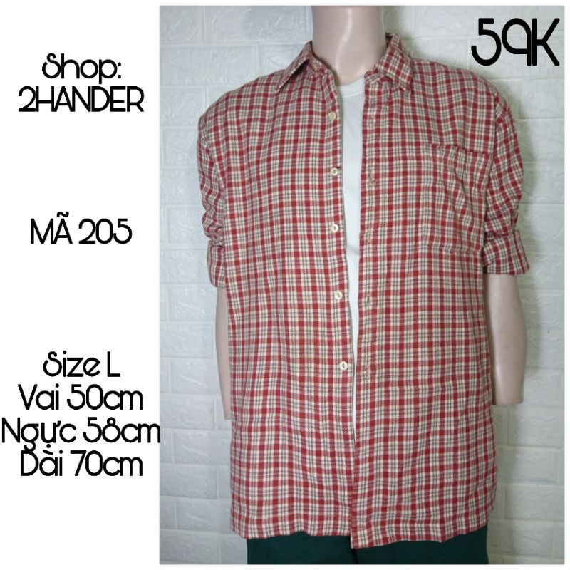[Mã FAMAYMA2 giảm 10K đơn 50K] Áo flannel 2hand đủ size hàng Nhật (Inbox để chọn mẫu) | BigBuy360 - bigbuy360.vn