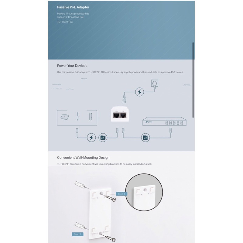 nguồn poe tplink 24v 0.5a