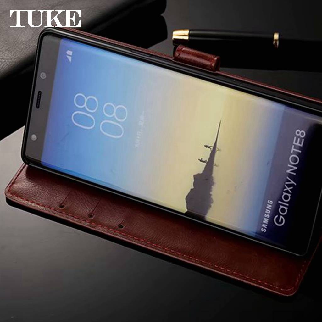 （39）Ốp lưng da nắp gập có khe đựng thẻ cho Samsung Galaxy J7 Pro Note 8 S8 Plus | BigBuy360 - bigbuy360.vn