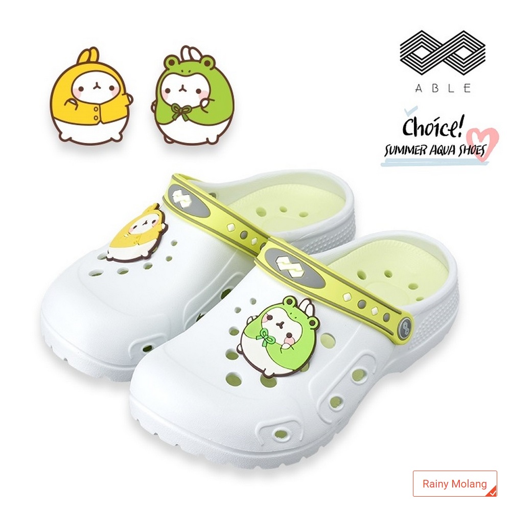 Giày crocs bằng EVA chống trượt / chống vi khuẩn kèm jibbitz xinh xắn cho trẻ em