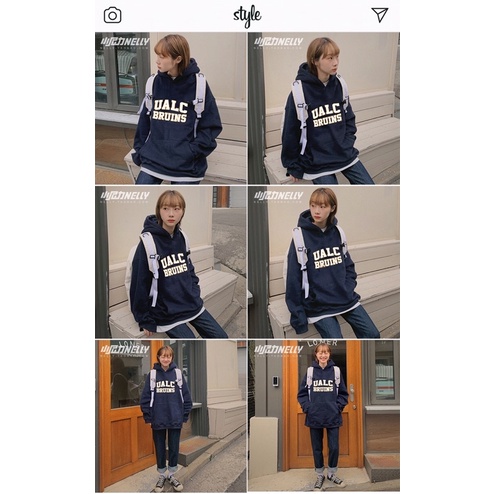 Áo hoodie nelly heybig nỉ (có sẵn) ualc bruins