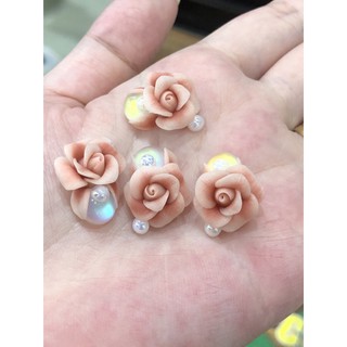 Hoa bột - phụ kiện nail- hồng mắt mèo
