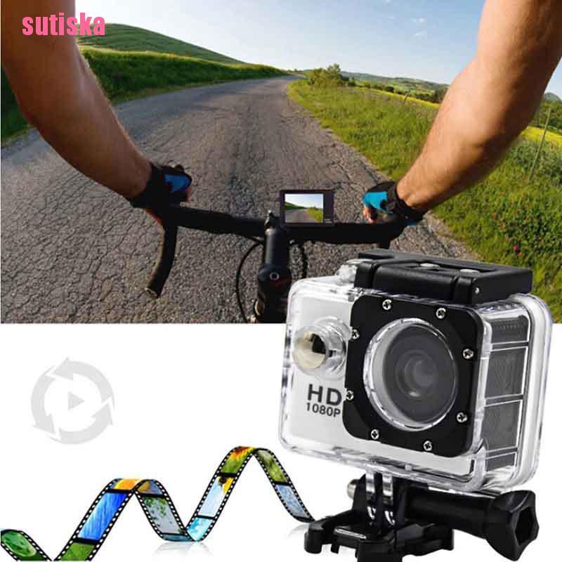 Camera hành trình thể thao sutiska Full HD chống thấm nước có điều khiển từ xa | BigBuy360 - bigbuy360.vn