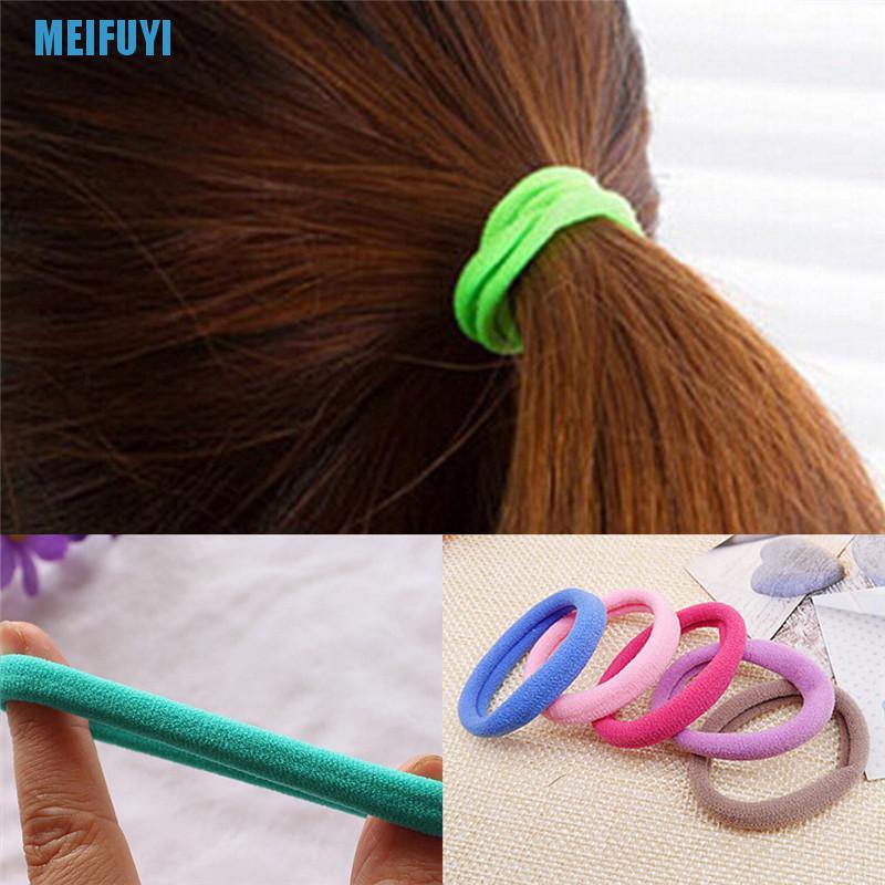 Set 50 Dây Buộc Tóc Co Giãn Thời Trang Cho Nữ