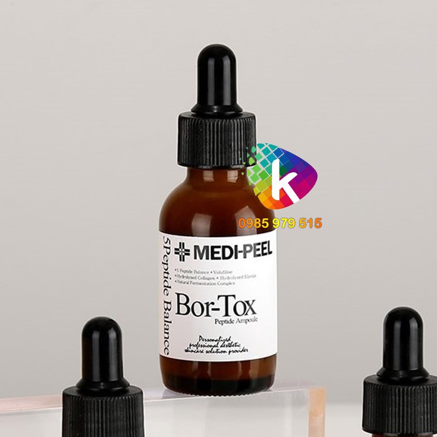 (Mẫu mới + Bill) Tinh Chất Căng Mượt Da Chống Lão Hoá Medi Peel Bortox Peptide Ampoule / Medipeel
