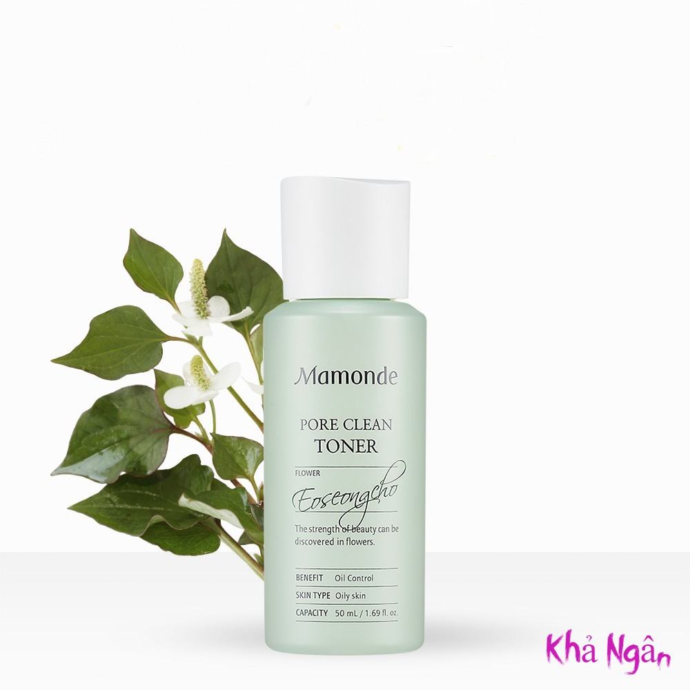 Nước Cân Bằng Làm Sạch Dầu Nhờn Và Ngăn Ngừa Mụn Mamonde Pore Clean Toner Phiên Bản Minisize 25ml