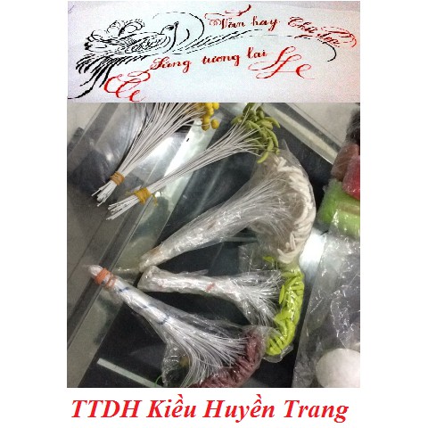 Nhuỵ hoa ly làm hoa vải voan