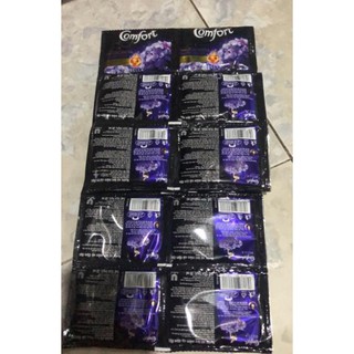 DÂY 10 GÓI NƯỚC XẢ VẢI COMFORT NƯỚC HOA THIÊN NHIÊN BELLA - ROSE - LILLIE 20ML