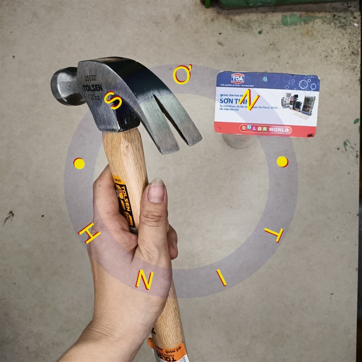 BÚA SỪNG DÊ CÁN GỖ 20OZ 31mm 560g TOLSEN 25032