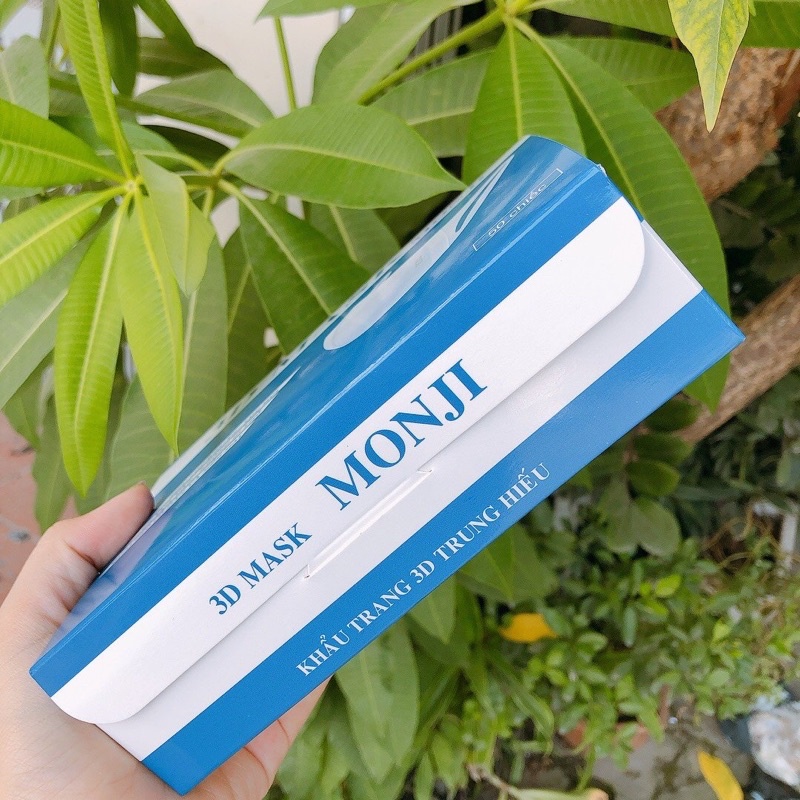KHẨU TRANG Y TẾ 3D MASK( combo 50 chiếc/1 hộp) khẩu trang công nghệ nhật bản hàng chính hãng monji- kèm ảnh thật shop
