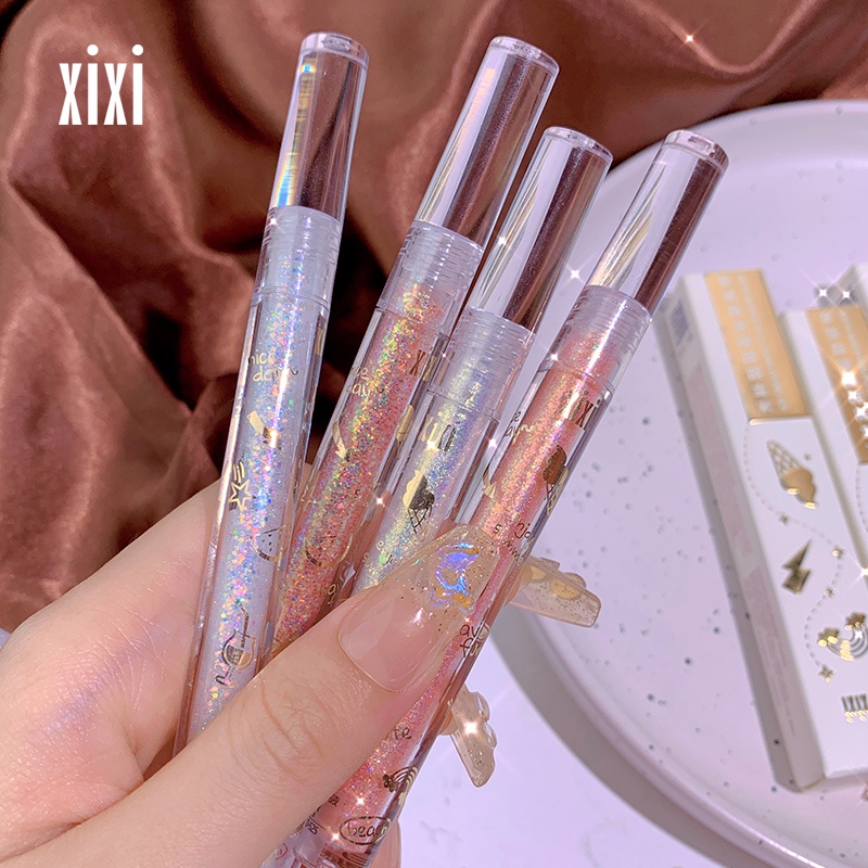 ANNIES Xixi Thỏi Phấn Mắt Đơn Màu Lấp Lánh Nổi Bật Ngọc Trai Long Lanh