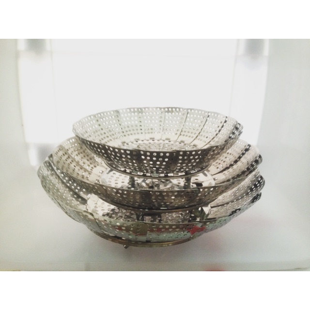 xửng hấp inox xếp gọn (3 size )