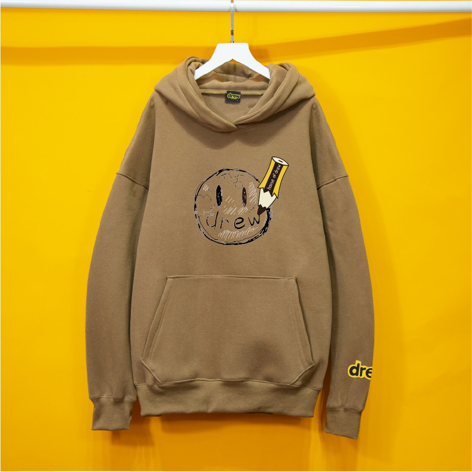 Áo nỉ Hoodie Drew BÚT CHÌ Hogoto shop , Áo hoodie nam nữ nỉ bông cotton