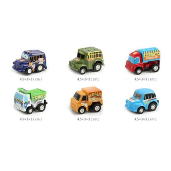 FREESHIP ĐƠN 99K_Túi 6 ô tô chạy đà