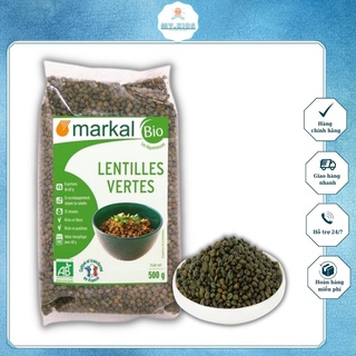 Đậu lăng xanh hữu cơ markal 100gr và 500gr
