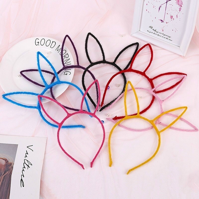 🐰Bờm thỏ nhung Basic đơn giản mà cuốn hút 🥰