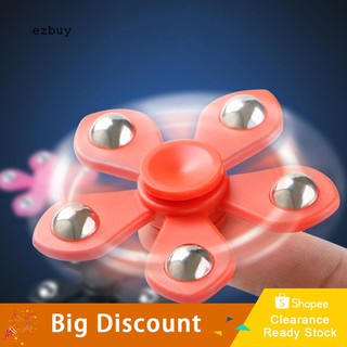 【Ready Stock】Fidget Sunflower Five Leaves Flower Finger Spinner Hand Focus Anti-Stress Toy