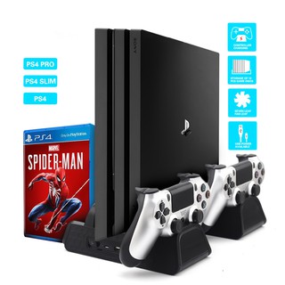 Đế sạc tay cầm chơi game PS4 / PS4 Slim / PS4 Pro 3 trong 1