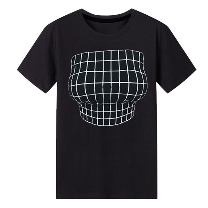 Áo Thun Tay Ngắn Cổ Tròn In Họa Tiết 3D Vui Nhộn Thời Trang Mùa Hè Cho Nữ