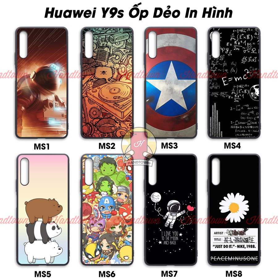 Ốp Lưng TPU Huawei Y9s Nhựa Dẻo Đen In Hình Nhiều Mẫu Phần A SIÊU BỀN