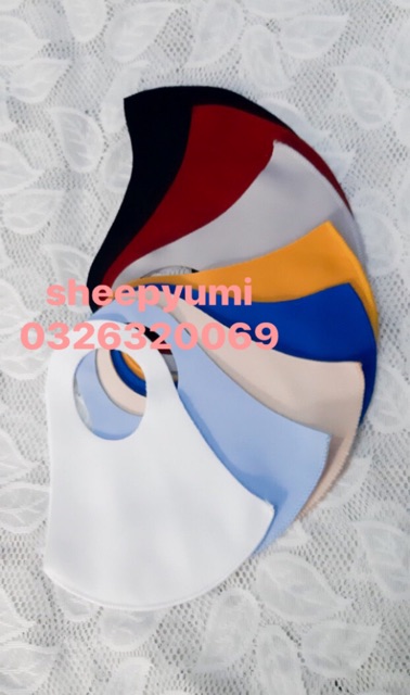 Khẩu trang vải 3D chống bụi và chống thấm nước