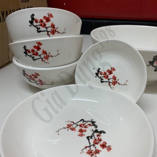 Bộ 11 món Bát đĩa gốm sứ Bát Tràng ( Giao Ngẫu Nhiên )