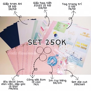 [UPDATE] Combo nguyên liệu đầy đủ Scrapbook