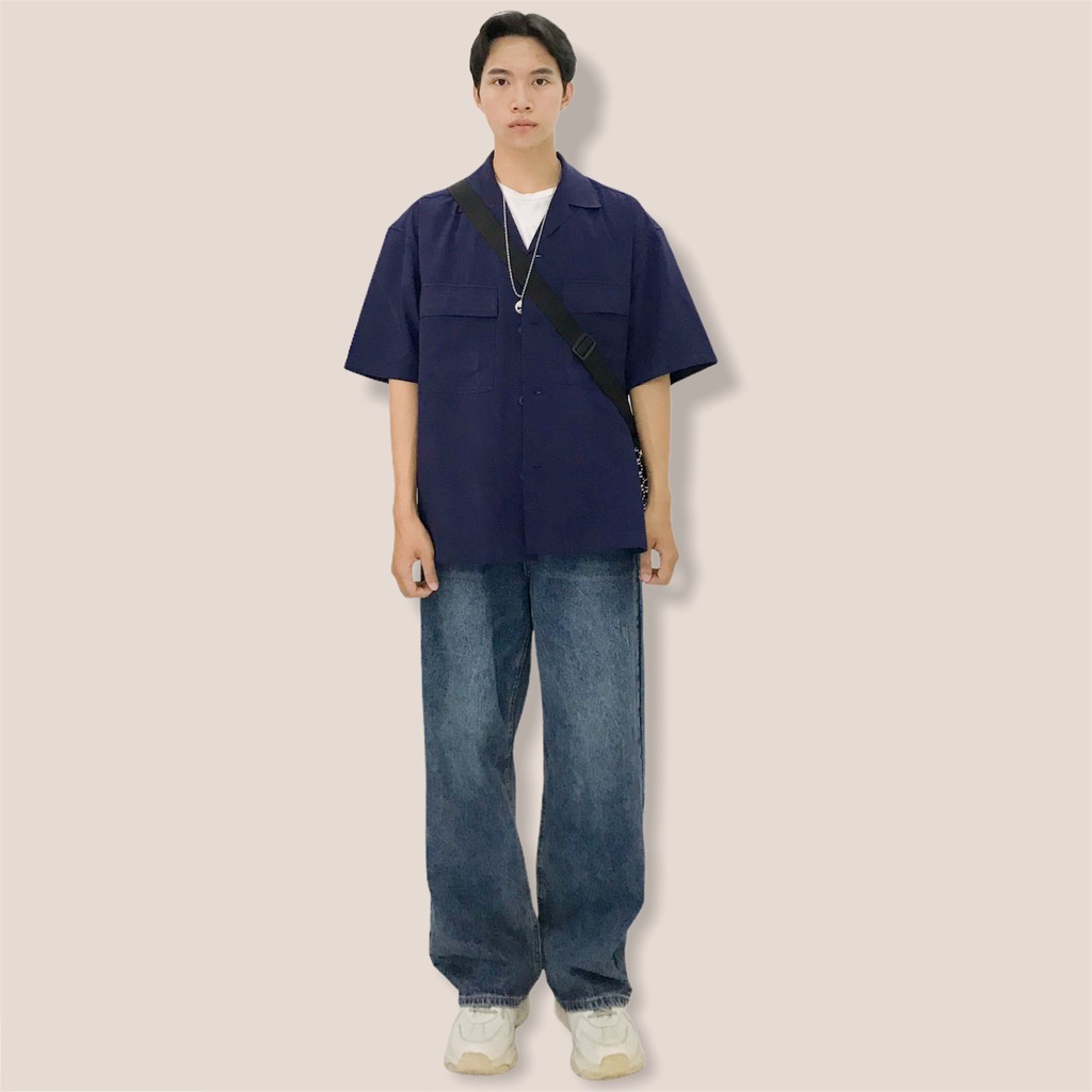 ÁO SƠ MI NAM TAY ĐÙI [U.NI.Q.LO SHIRT] -CHUẨN STYLE HÀN QUỐC | BigBuy360 - bigbuy360.vn