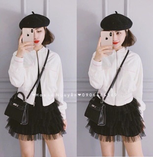 Chân váy tầng