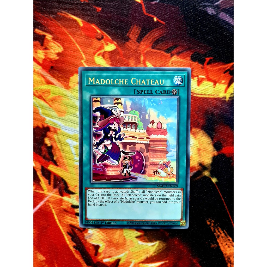 [ ĐỖ LẠC SHOP ] THẺ BÀI YUGIOH- SPELL - Madolche Chateau - MAGO-EN069 - Rare 1st