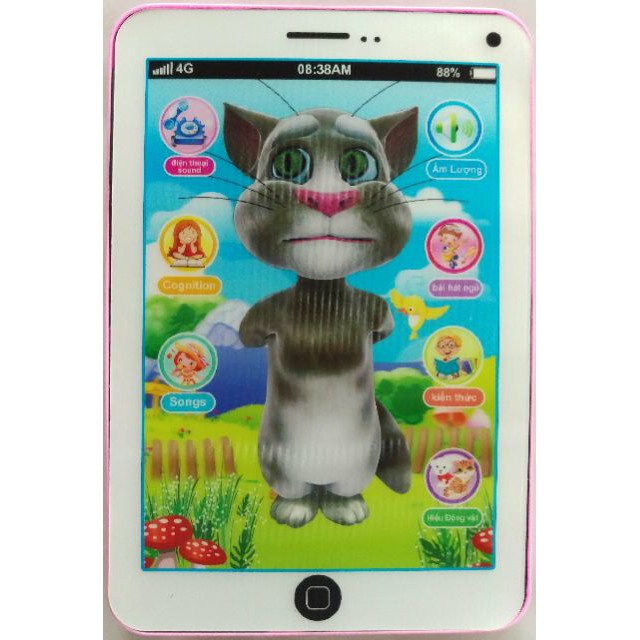 IPad mèo 3D - Đồ chơi công nghệ thông minh dành tặng cho bé học tập
