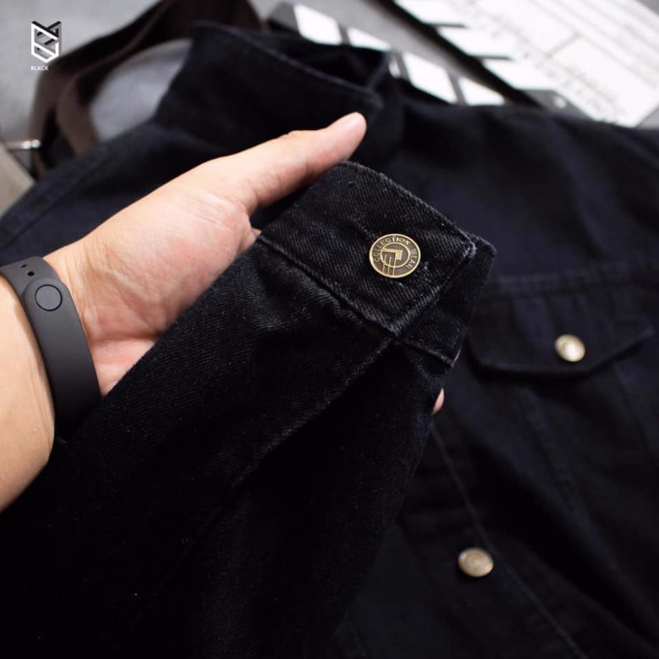 Áo khoác nam, áo khoác jean nam áo chống nắng  form rộng màu xanh-đen [FREE SHIP] 👌