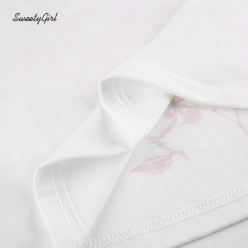 Áo Thun Tay Ngắn Cổ Tròn In Họa Tiết Thời Trang Dành Cho Nữ 2022