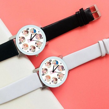Đồng hồ BTS chibi 15cm đeo tay nam nữ tiện lợi phong cách thời trang Hàn Quốc phù hợp đi học đi chơi